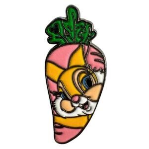 HKDL Disney Hidden Mickey Bambi Miss Bunny Pink Carrot Trading Pin 2018